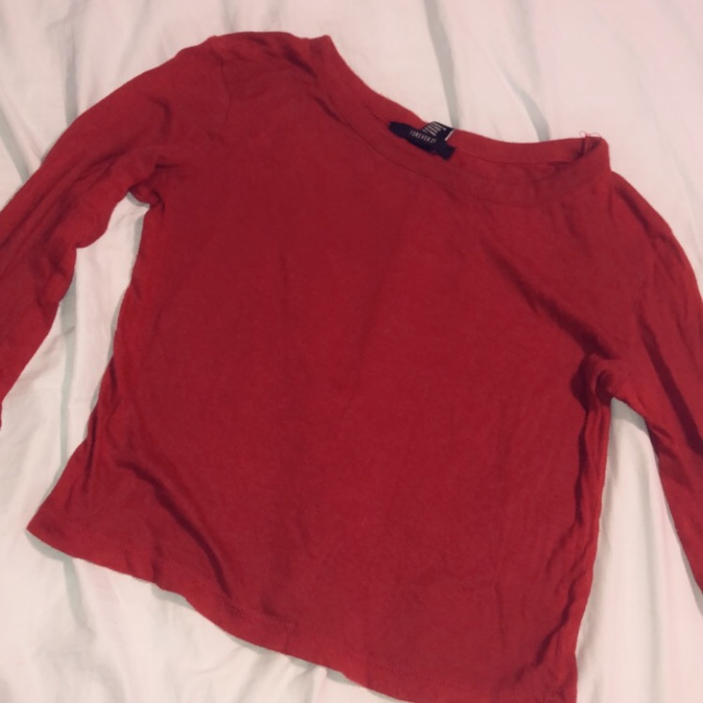 Basic Red Crop Top